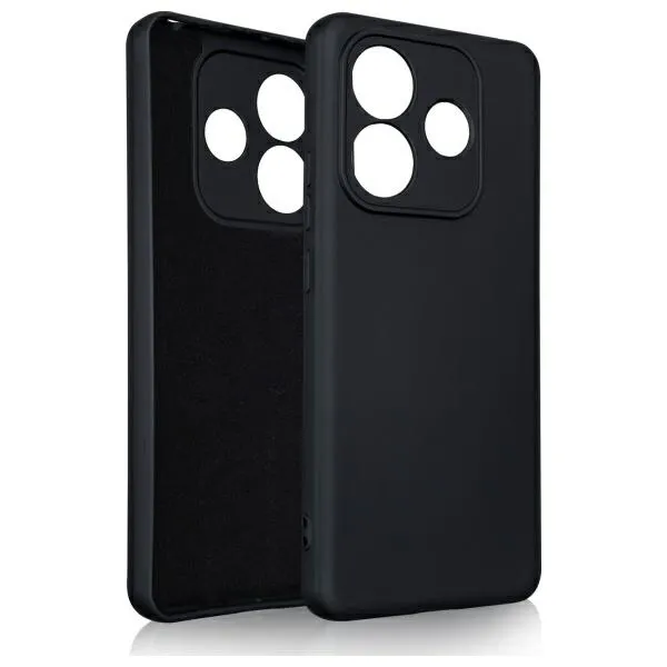 Etui Beline Silicone do Xiaomi Redmi Note 14 Czarny