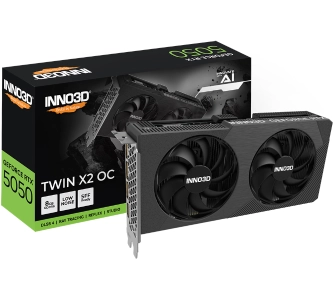 Karta graficzna Inno3D GeForce RTX 5050 Twin X2 OC 8GB GDDR6 128bit DLSS 4