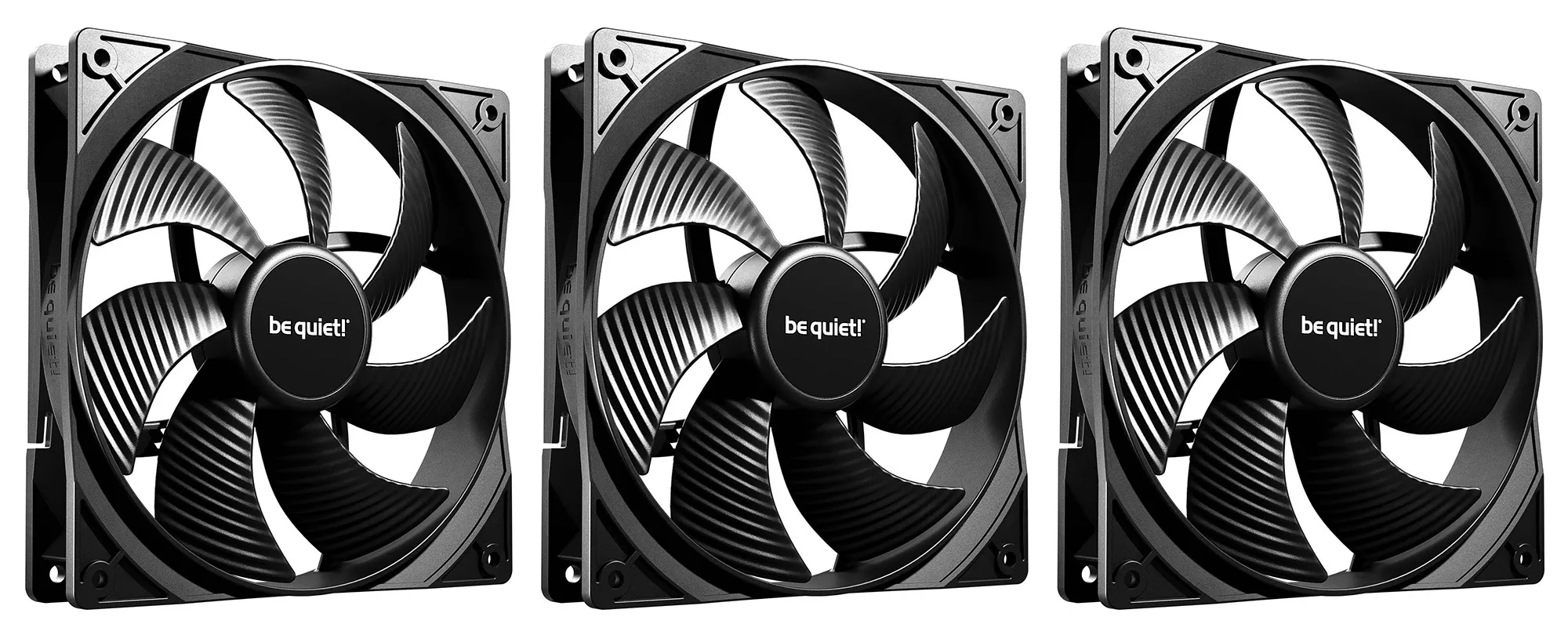 Zestaw wentylatorów be quiet! Pure Wings 3 PWM 140mm 3szt. Czarny