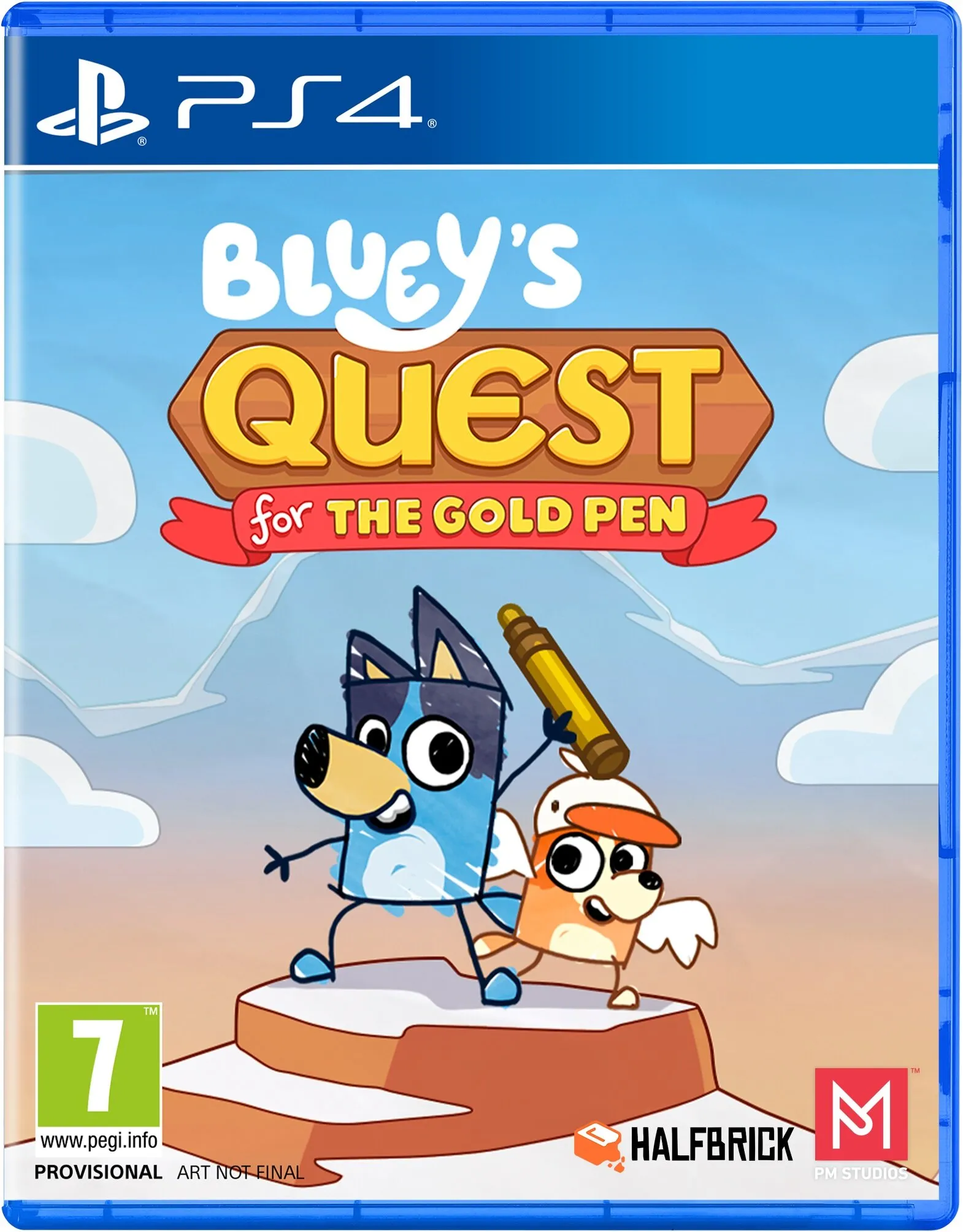 Bluey's Quests for the Gold Pen Gra na PS4