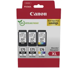 Canon 2 x PG-575XL/CL-576XL 2x Czarny + Kolor 42,6ml - Kup na Raty - RRSO 0%