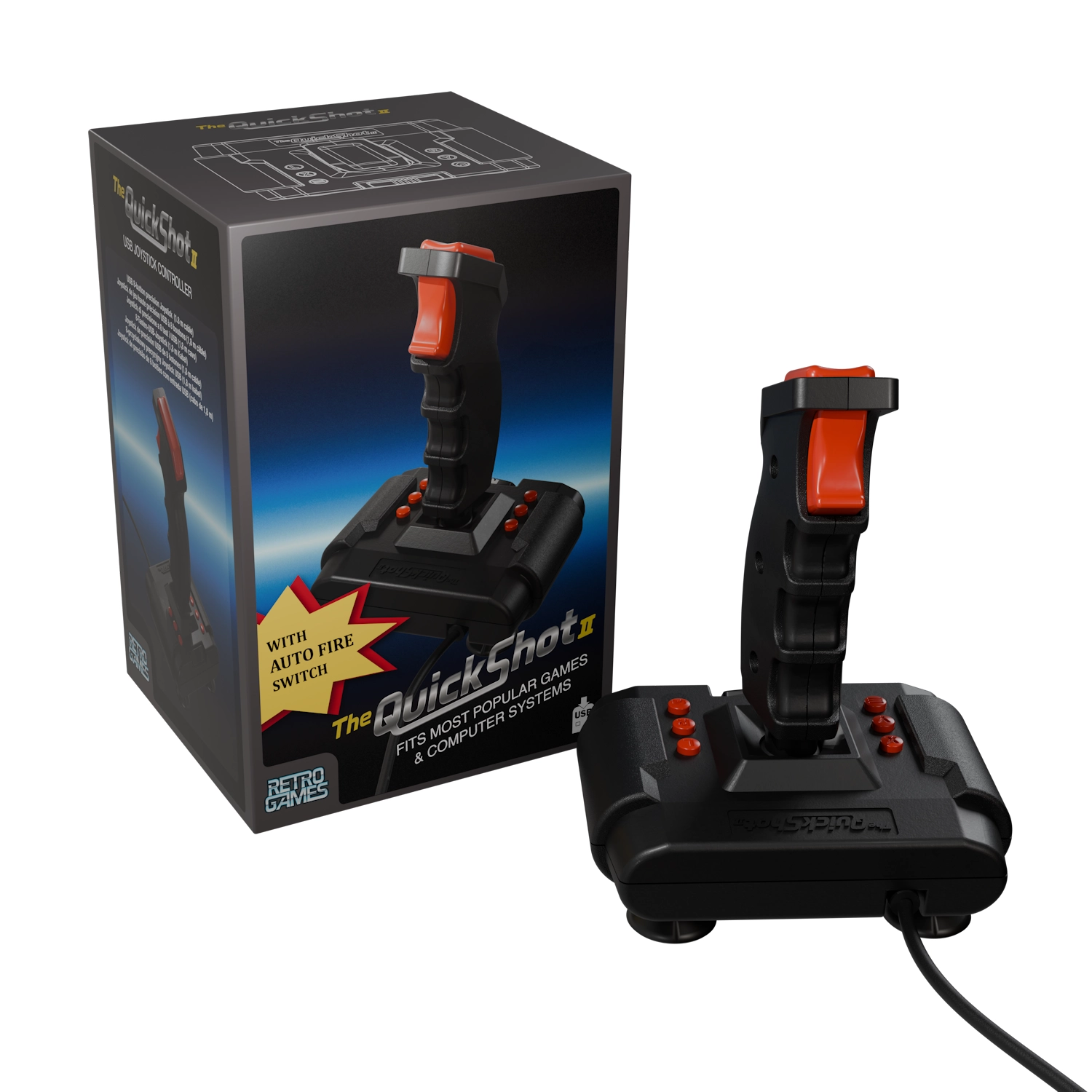Joystick Retro Games THEQUICKSHOT II