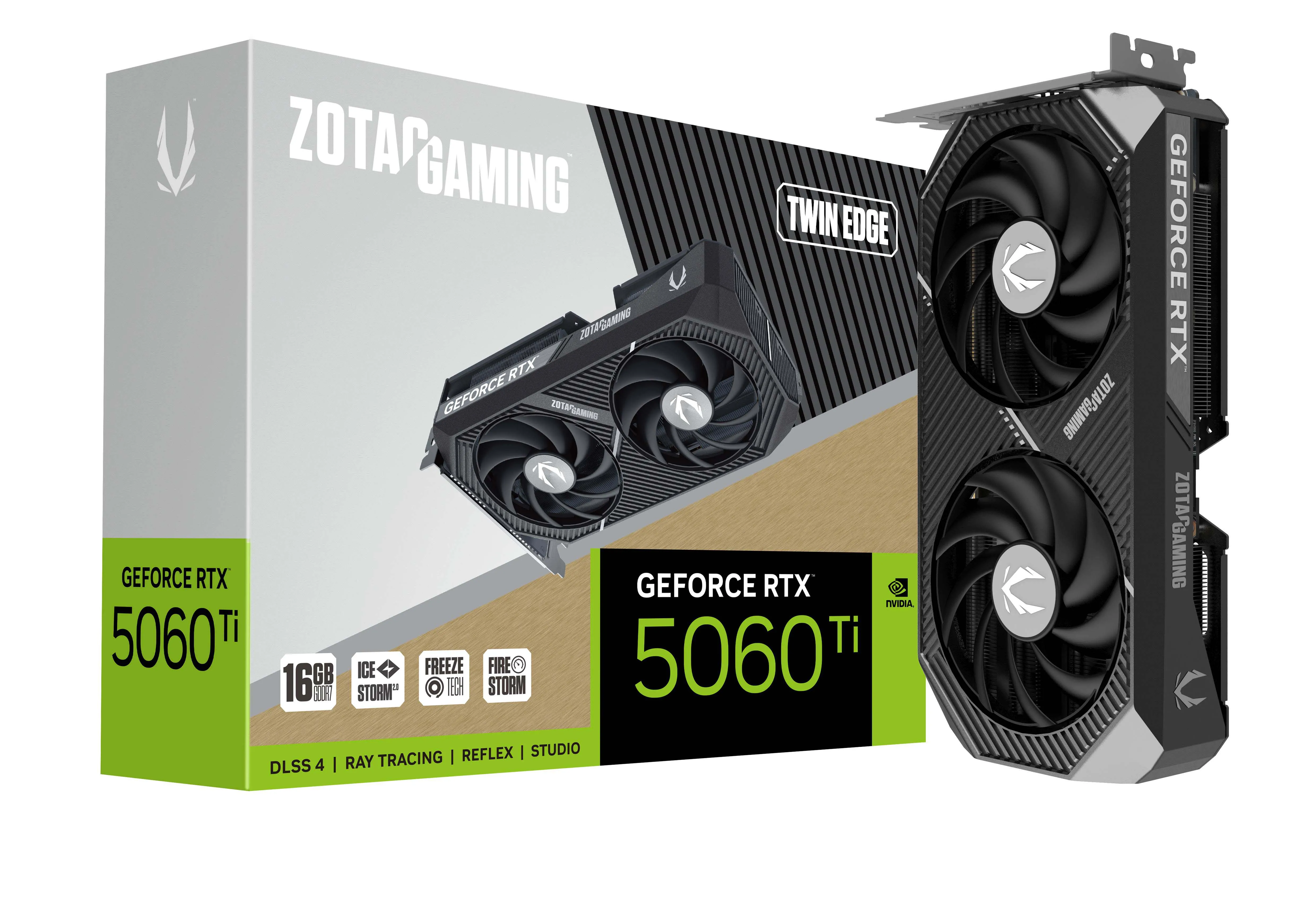 Karta graficzna Zotac GeForce RTX 5060 Ti Twin Edge 16GB GDDR7 128bit DLSS 4