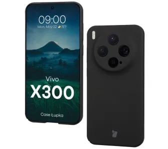 Etui Bizon Łupka do Vivo X300 Czarny