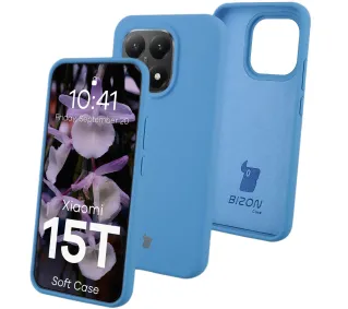 Bizon Soft Case do Xiaomi 15T Niebieski