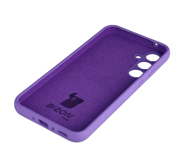 Bizon Soft Case do Samsung Galaxy A35 5G Fioletowy
