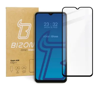 Szkło hartowane Bizon pełne Edge 2 do Oppo A38