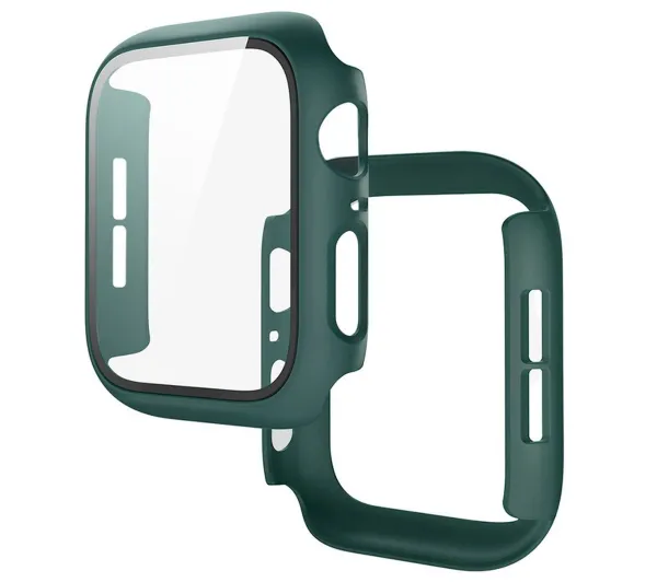 Bizon Case Watch Adamo do Apple Watch SE 3 / SE 2 / SE / 6 / 5 / 4 44mm Ciemnozielony