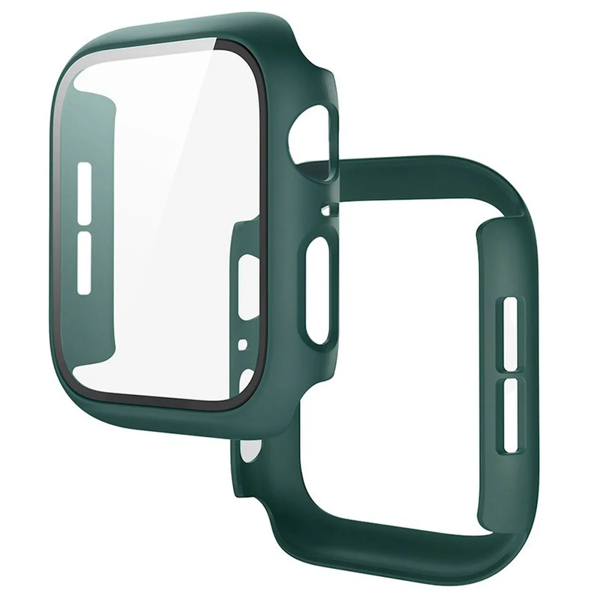 Etui Bizon Case Watch Adamo do Apple Watch SE 3 / SE 2 / SE / 6 / 5 / 4 44mm Ciemnozielony