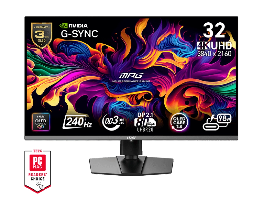 Monitor MSI MPG 322URX QD-OLED 31,5" 4K 240Hz 0,03ms Gamingowy