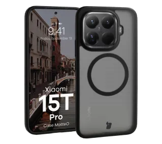 Bizon MatteO do Xiaomi 15T Pro Przydymiony-czarny