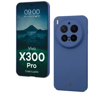Etui Bizon Łupka do Vivo X300 Pro Niebieski