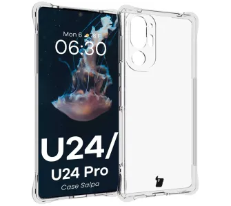 Etui Bizon Salpa do HTC U24 Pro Przezroczysty