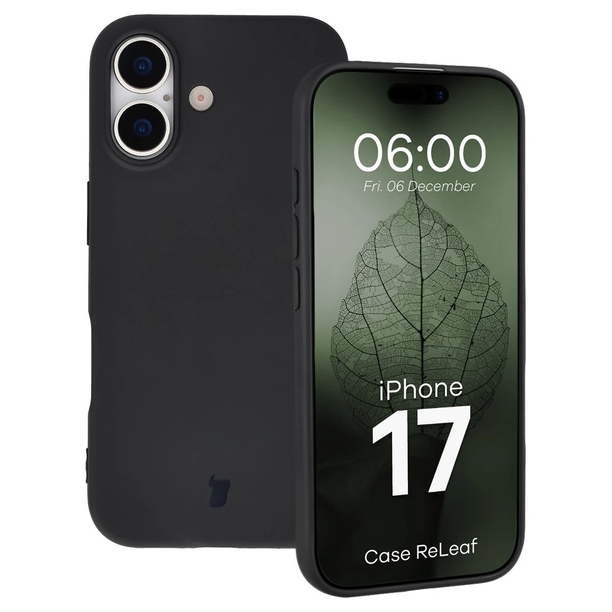 Etui Bizon ReLeaf do Apple iPhone 17 Czarny