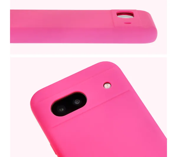 Bizon Bizon Soft Case do Google Pixel 8a Neonowy-różowy