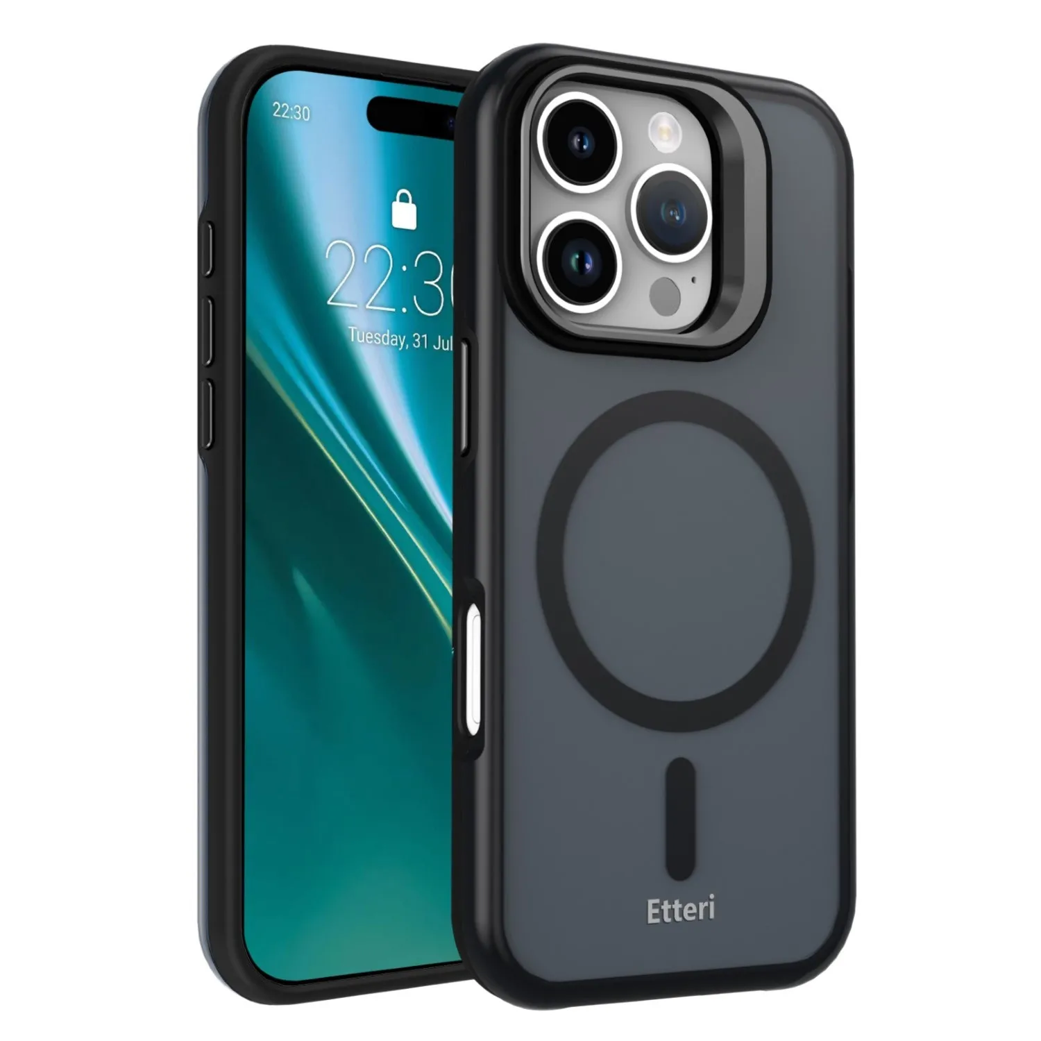 Etui Etteri Morning Fog do iPhone 16 Pro Max Czarny