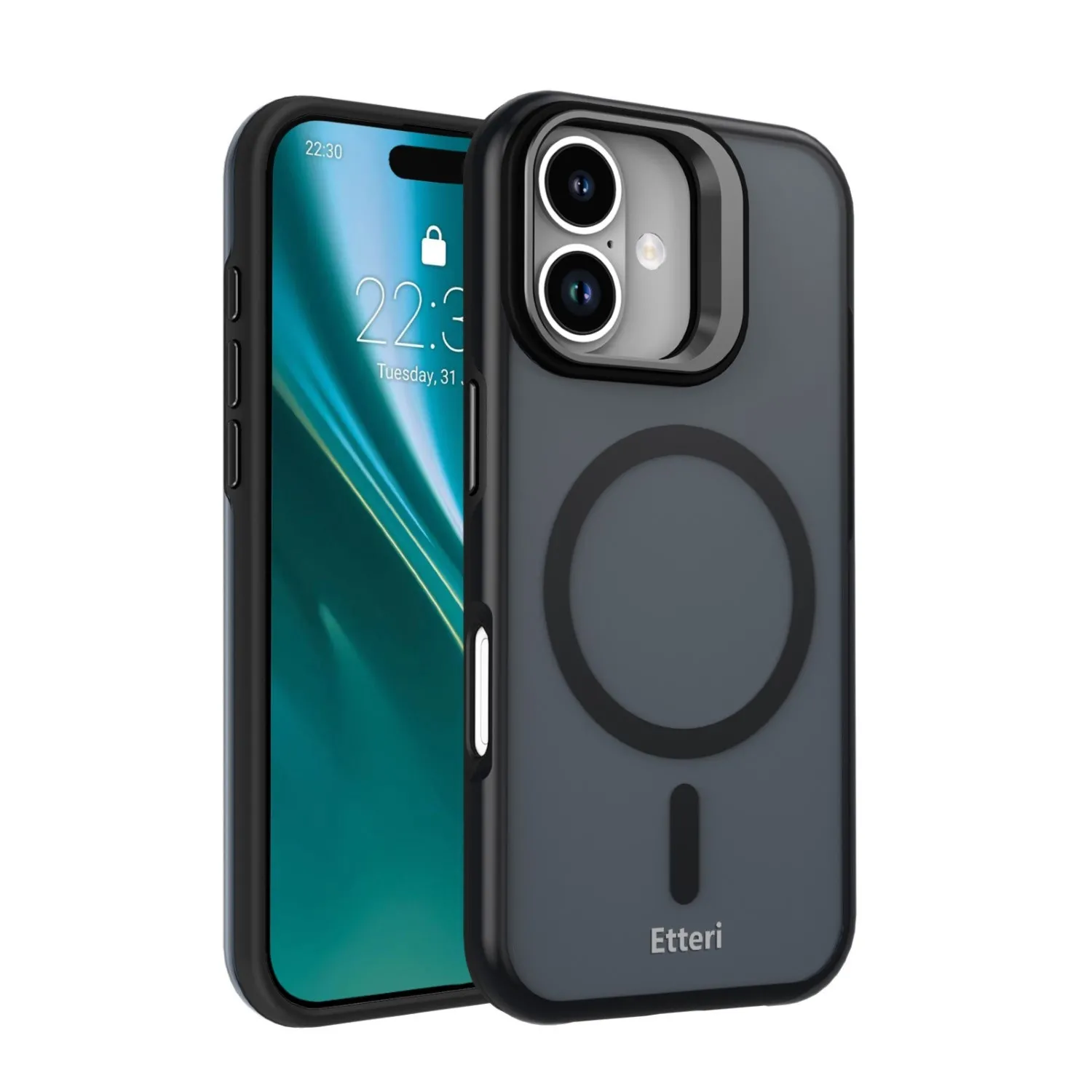Etui Etteri Morning Fog do iPhone 16 Czarny