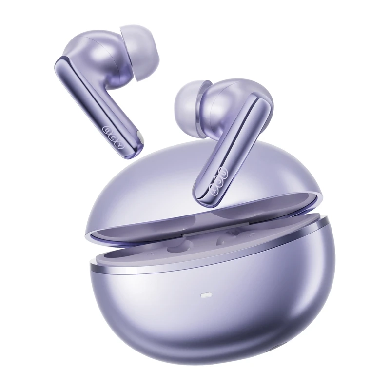 Słuchawki bezprzewodowe QCY MeloBuds N70 Dokanałowe Bluetooth 6.0 Fioletowy