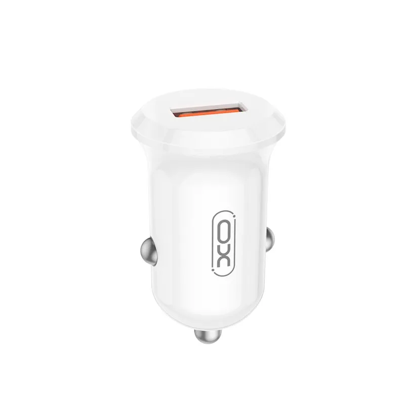 Ładowarka samochodowa XO CC68 USB-A 18W Biały