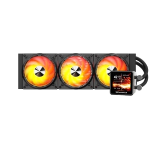 Chłodzenie Darkflash DE360 ARGB LCD Czarny