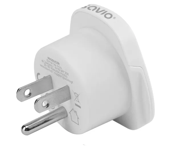 Savio AP-07 gniazdo globalne - wtyk US 