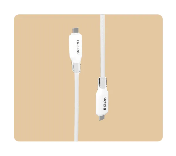 Bizon C354 USB-C do USB-C 60W 1m Biały