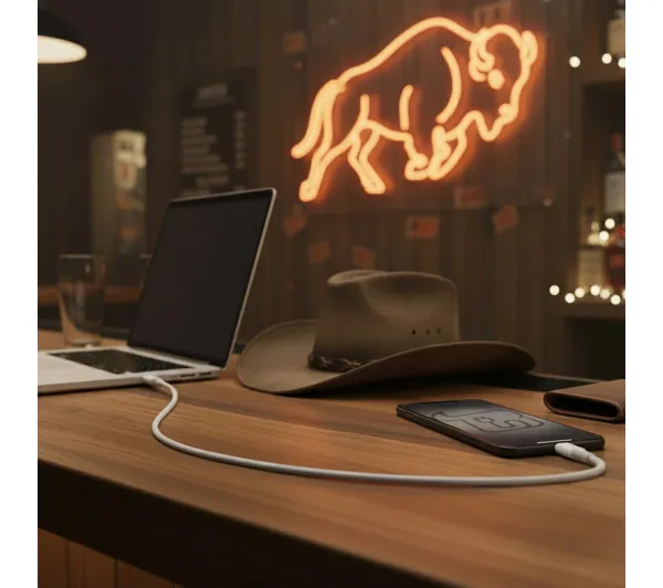 Bizon C354 USB-C do USB-C 60W 1m Biały