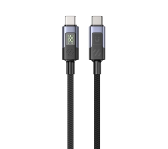 Kabel Unitek USB-C do USB-C PD 60W 1m Czarny