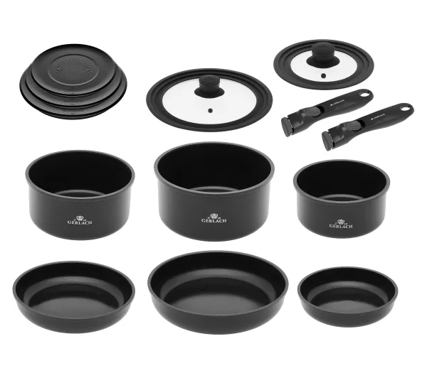 Garnki - Gerlach Smart Indukcja  Aluminium 13 elementów
