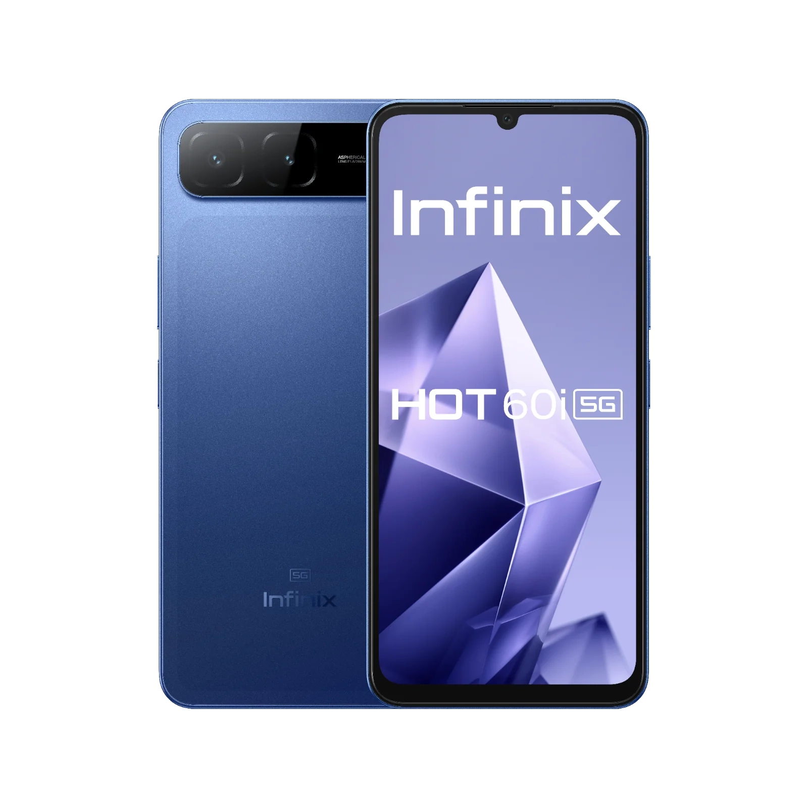 Smartfon Infinix HOT 60i 5G 4/128GB 6,75" 120Hz 50Mpix Niebieski