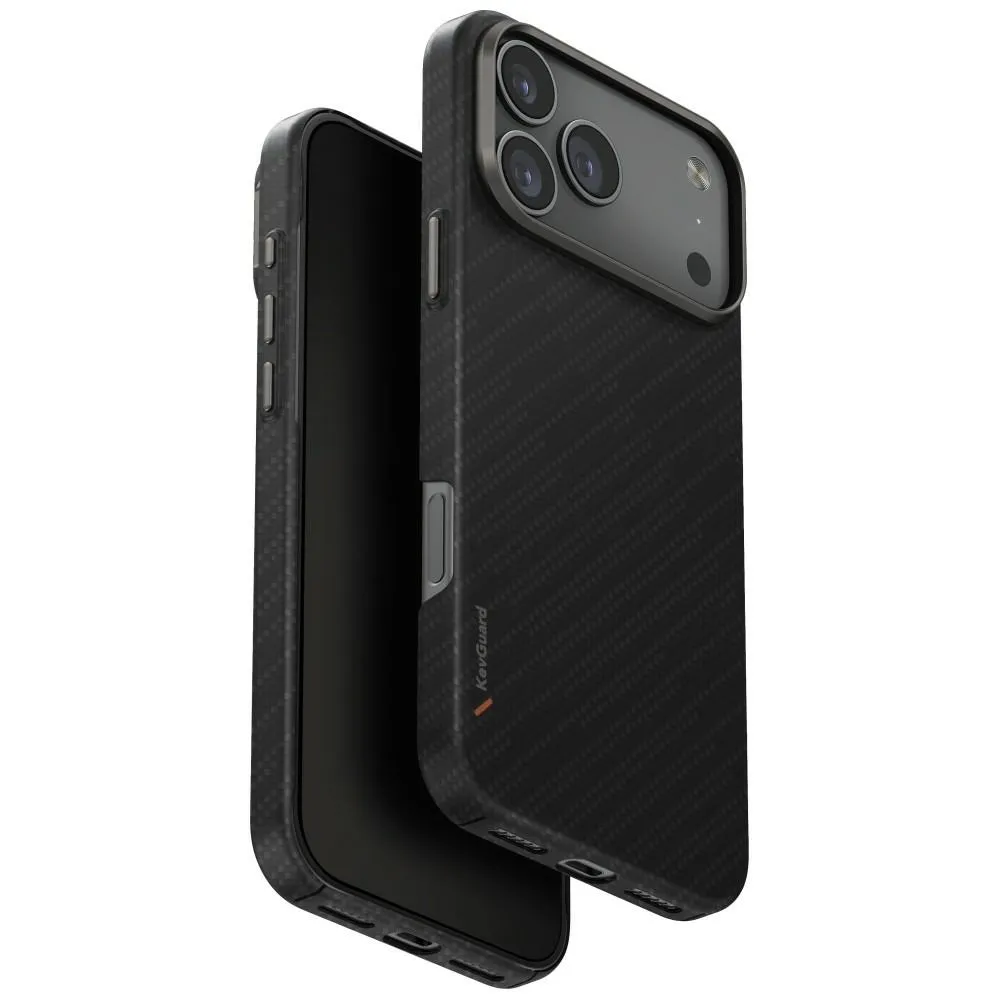 Etui UNIQ Keva EDGE do iPhone 17 Pro Max Magclick Charging Czarny