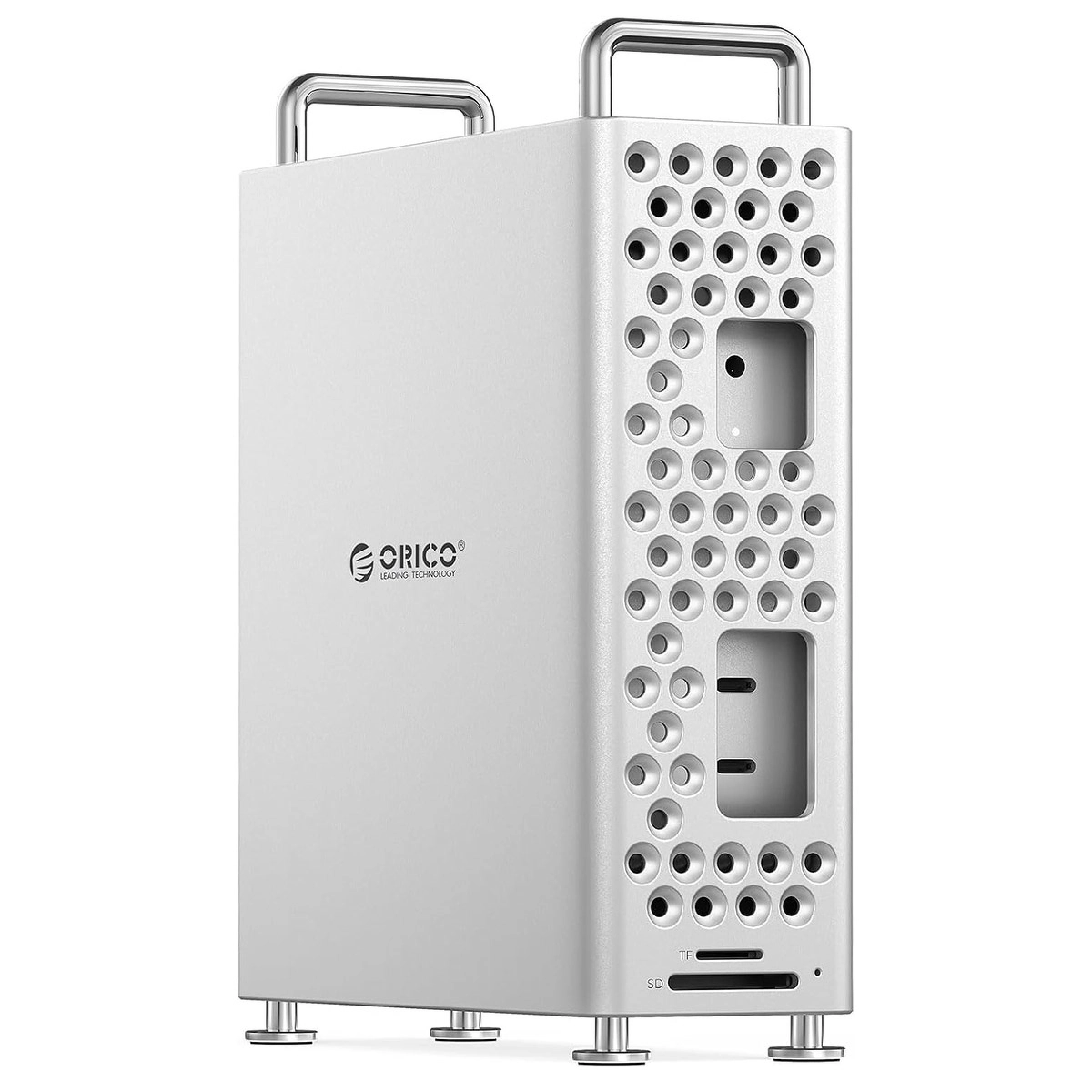 Obudowa Orico MS10‑5P‑SV‑EP do MacMini M4 z Obudową na Dysk M2. NVMe Srebrny