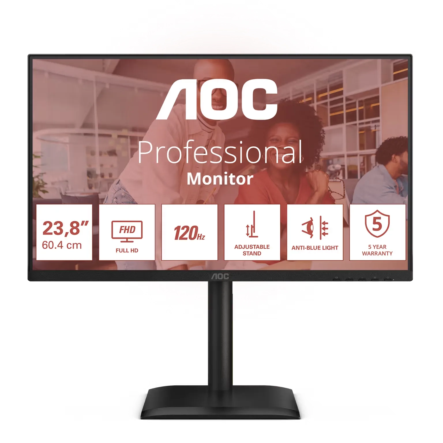 Monitor AOC 24E4CV 23,8" Full HD IPS 120Hz 4ms