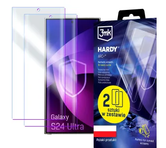 Folia ochronna 3mk Hardy ARC+ do Galaxy S24 Ultra 2 sztuki