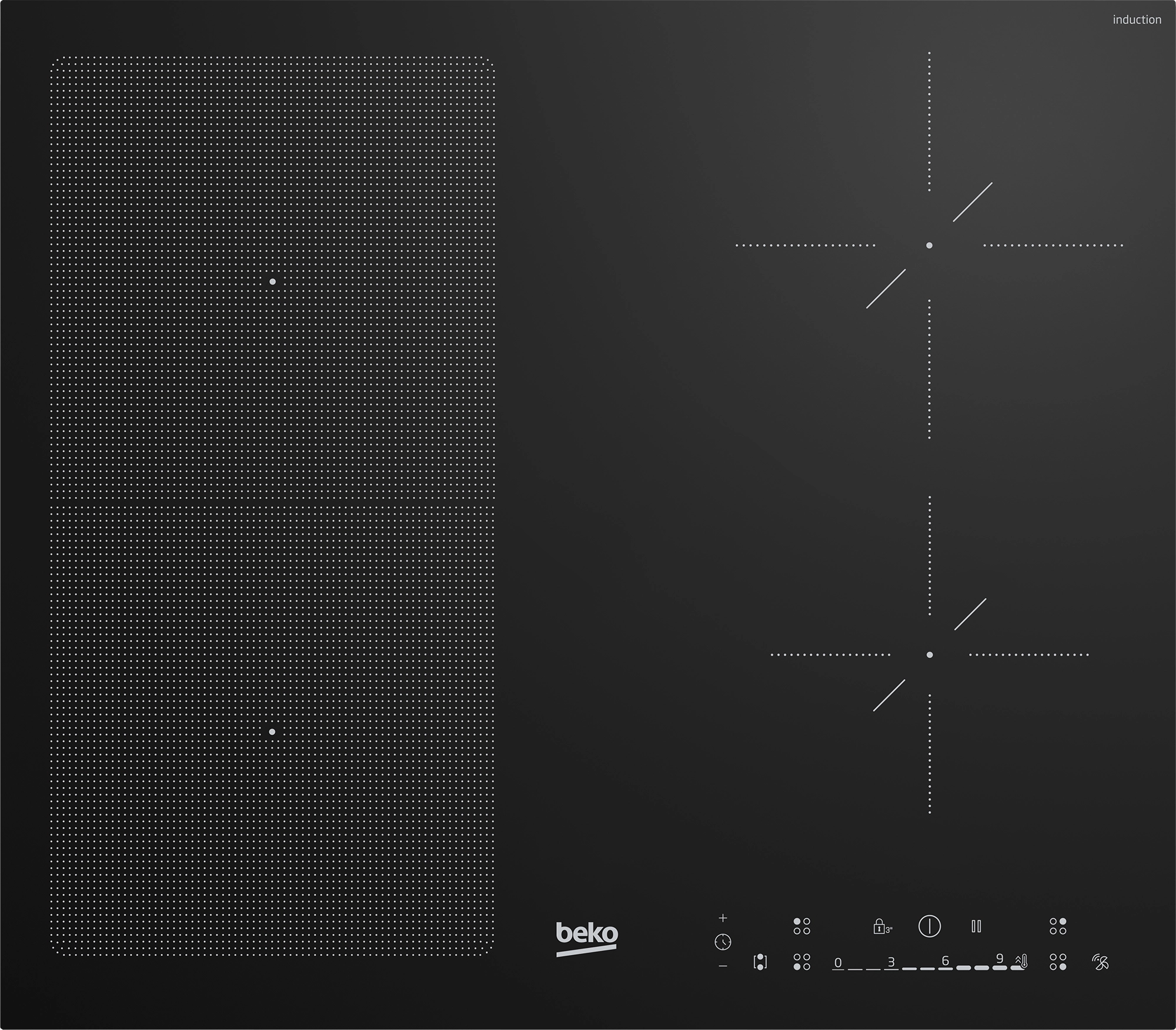 Płyta indukcyjna Beko bPro500 HII64601AFT 59cm IndyFlex