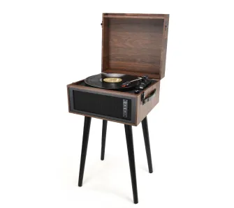 Gramofon AKAI ATT-101BT Manualny Napęd paskowy Bluetooth Brązowy