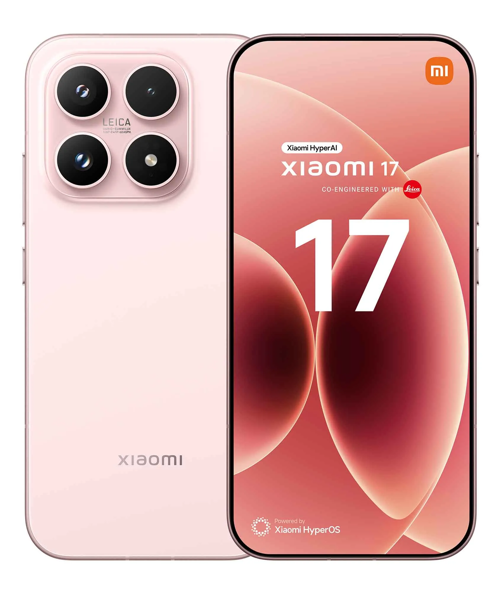 Smartfon Xiaomi 17 12/512GB 6,3" 120Hz 50Mpix Różowy