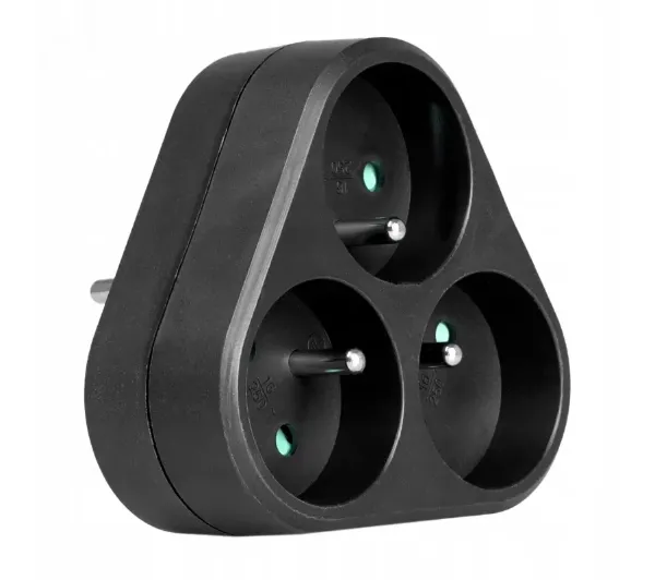 Vayox VA0133B 3 gniazda Czarny