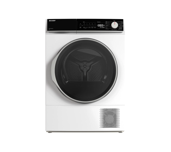Suszarki do prania - Sharp KDNHB8S7GWDPL 56,3cm 8kg