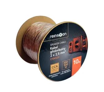Kabel głośnikowy Reinston E10KG25 2x2,5mm 10m