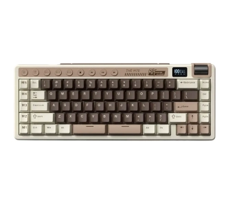 Klawiatura mechaniczna Royal Kludge RK-M70 Mocha Grey Cream Switch Beżowo-Brązowy