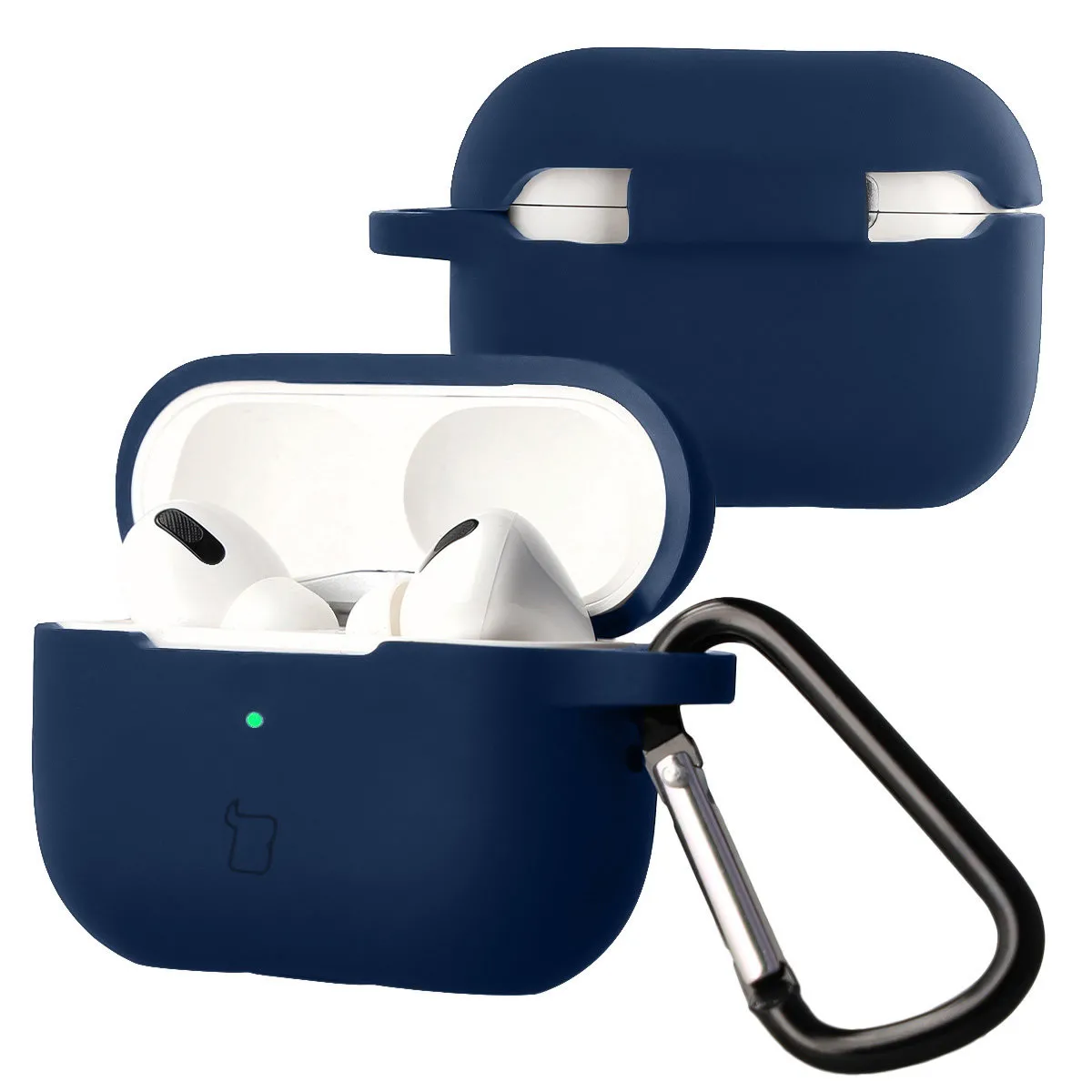 Etui na słuchawki Bizon Case Headphone Silicone do AirPods Pro 2 Granatowy