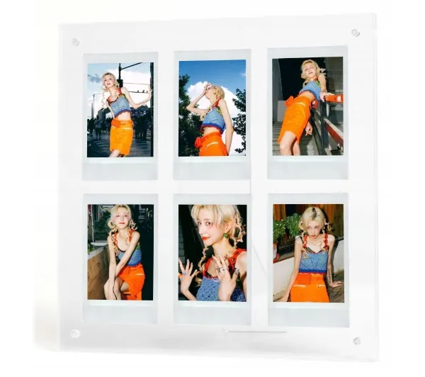 Ramka LoveInstant Ramka Stojąca Na 6 Zdjęć Do Fujifilm Instax Mini / Xiaomi / Polaroid / Canon / Hp / Kodak - Zink