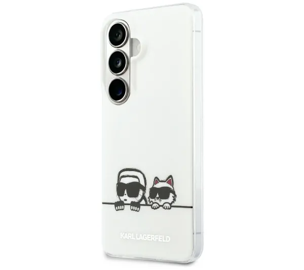 Karl Lagerfeld IML Peekaboo Karl&Choupette MagSafe do Galaxy S26 Przezroczysty