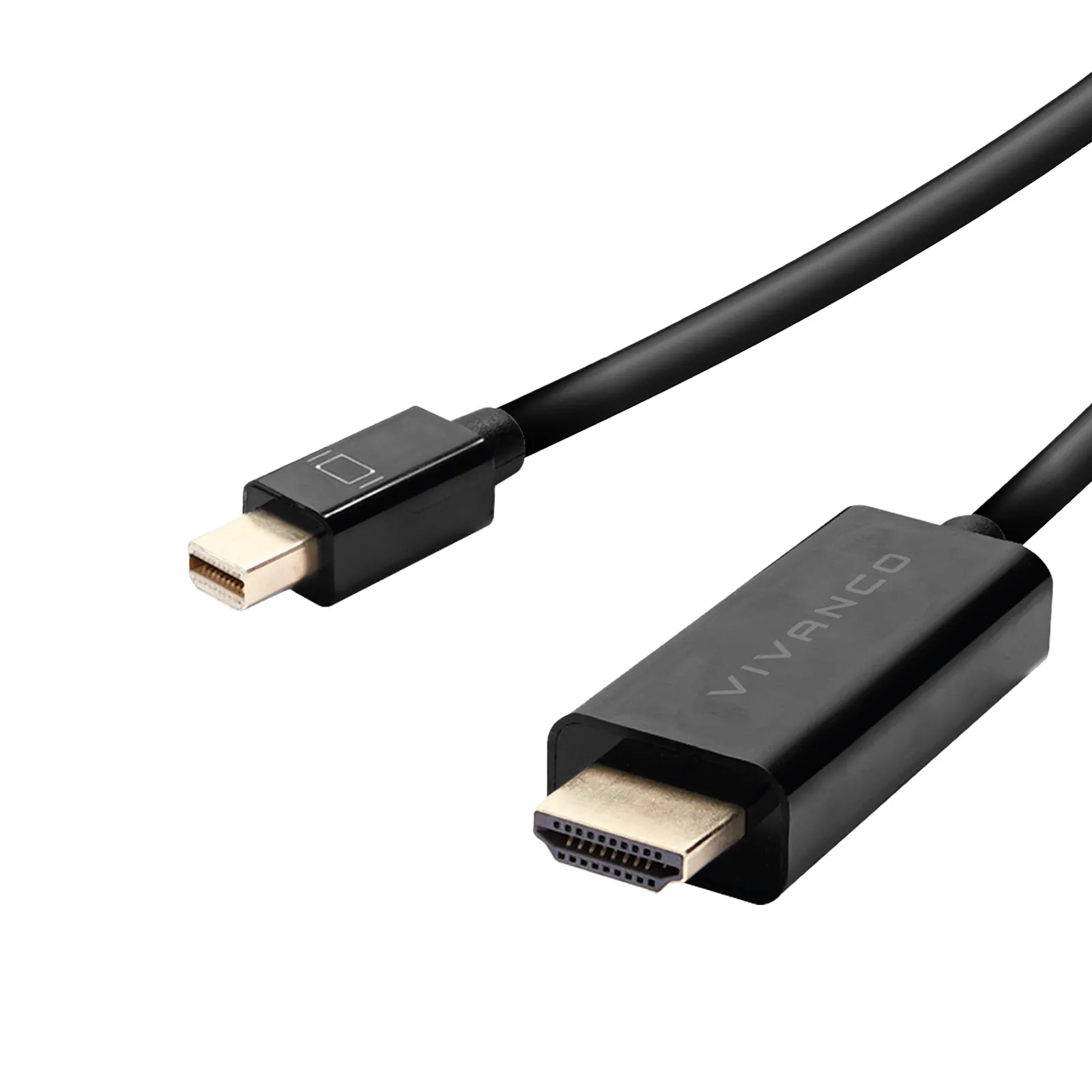 Kabel DisplayPort Vivanco VVITMINDYPHDMI180K miniDP na HDMI 1,8m Czarny