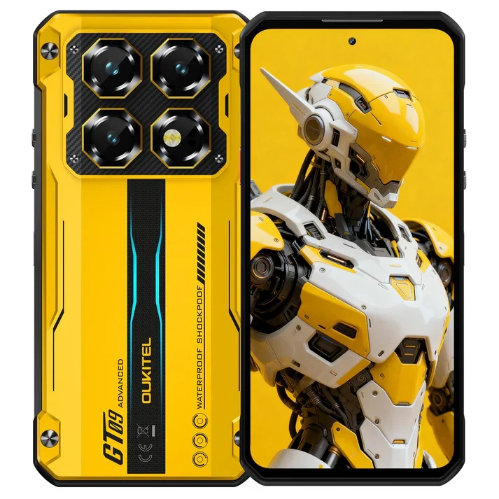 Smartfon Oukitel WP60 5G 7.2" 16/512GB 120Hz 108Mpix Zółty