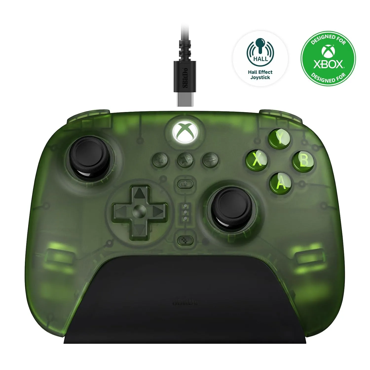 Pad 8BitDo Ultimate 3-Mode Controller do Xbox, PC, Android Bezprzewodowy Zielony