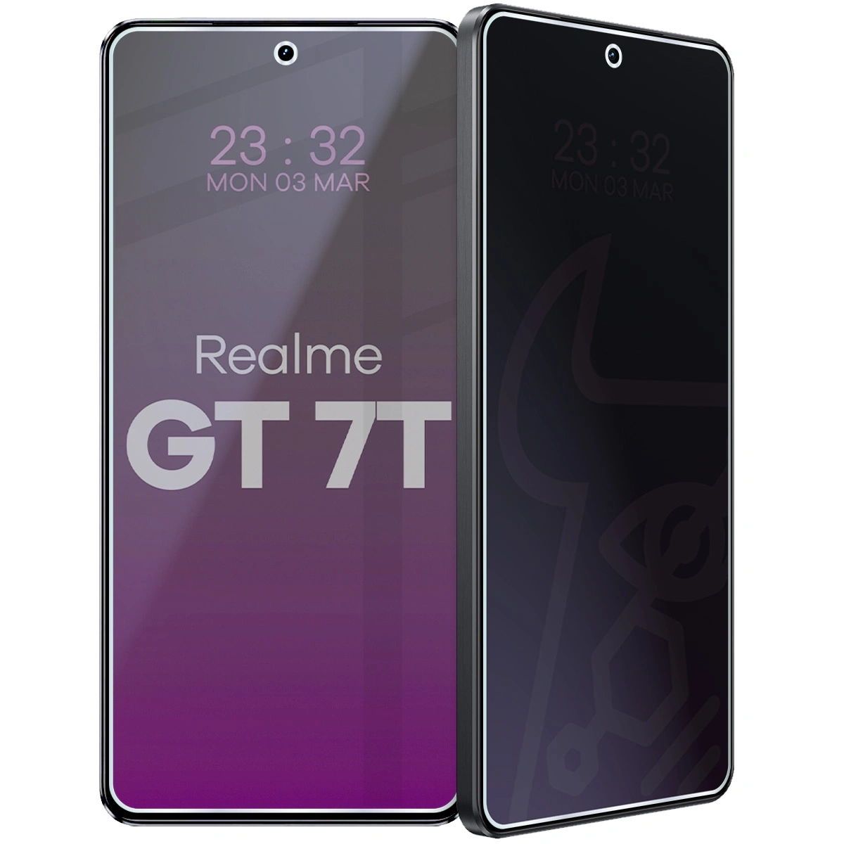 Szkło hybrydowe Bizon prywatyzujące Glass Mule Shadow do Realme GT 7T