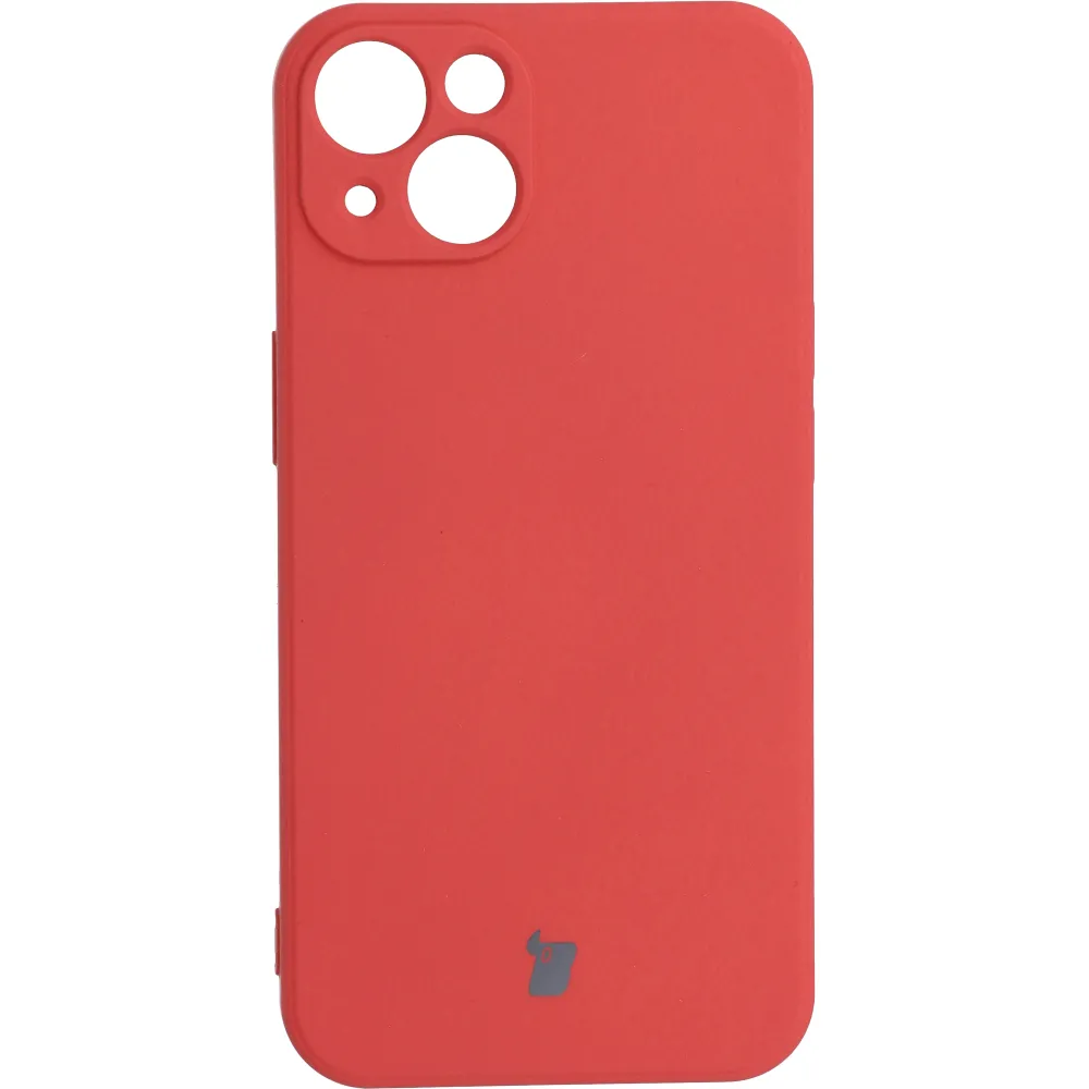Etui Bizon Silicone do iPhone 13 Czerwony
