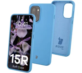 Etui Bizon Soft do OnePlus 15R Niebieski